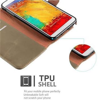 Samsung Galaxy NOTE 3 Suojakuori Lompakkokotelo