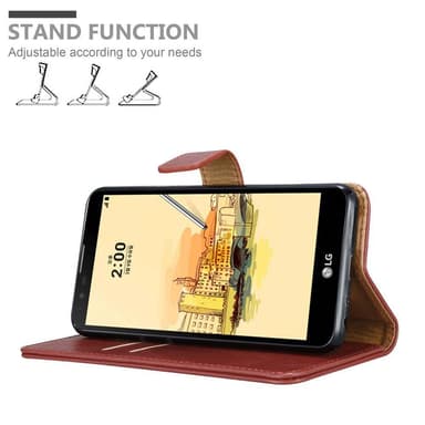 LG STYLUS 2 Suojakuori Lompakkokotelo (Punainen)