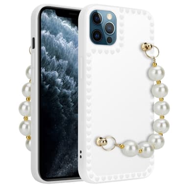 iPhone 12 PRO MAX Suojakuori Kotelo (Valkoinen)