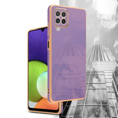 Samsung Galaxy M22 / M32 4G Suojakuori Cover (Violetti)
