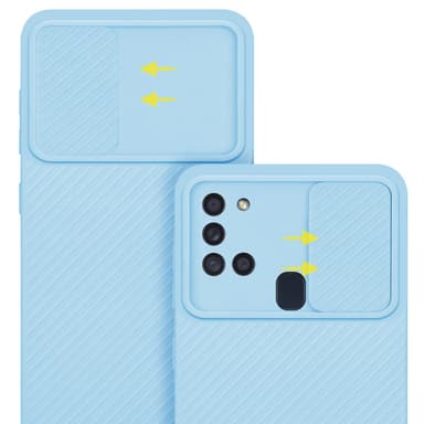 Samsung Galaxy A21s Suojakuori Kotelo (Sininen)