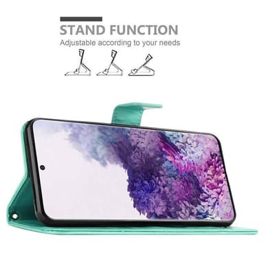 Samsung Galaxy S20 Suojakuori Lompakkokotelo (Turkoosi)
