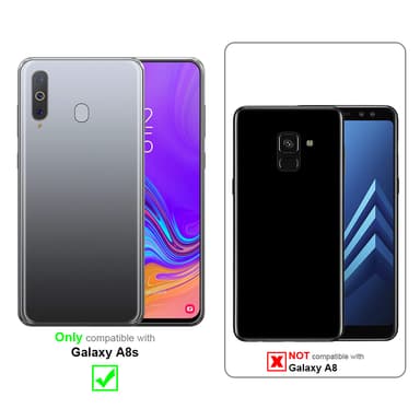 Samsung Galaxy A8s Suojakuori Lompakkokotelo (Turkoosi)