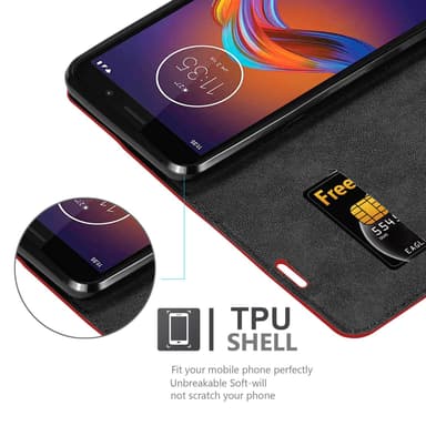 Motorola MOTO E6 PLAY Suojakuori Lompakkokotelo