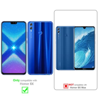 Honor 8X Suojakuori Lompakkokotelo (Violetti)
