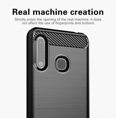 Suojakuori Samsung Galaxy A70e Kotelo (Musta)