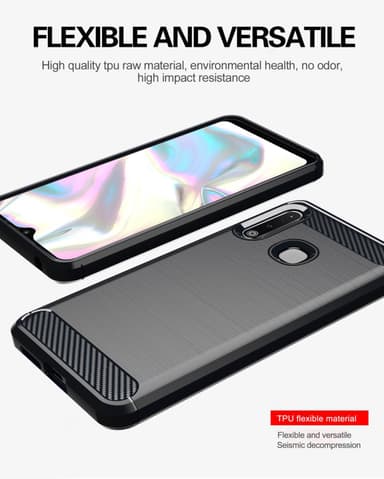 Suojakuori Samsung Galaxy A70e Kotelo (Musta)
