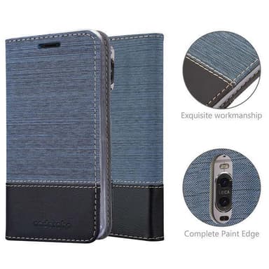 Huawei MATE 9 PRO Suojakuori Lompakkokotelo (Sininen)