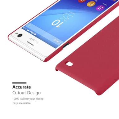 Sony Xperia C4 Suojakuori Kotelo Case (Punainen)