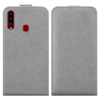 Samsung Galaxy A20s Suojakuori Lompakkokotelo (harmaa)