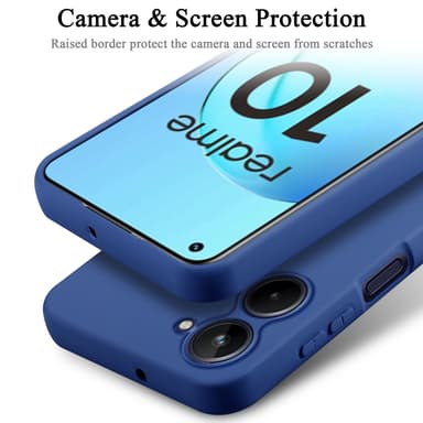 Realme 10 4G Suojakuori Kotelo Case (Sininen)