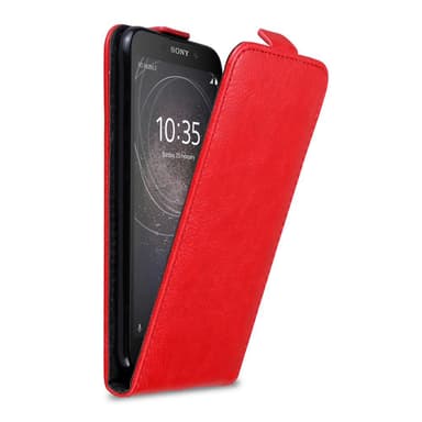 Sony Xperia L2 Suojakuori Lompakkokotelo (Punainen)
