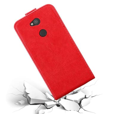 Sony Xperia L2 Suojakuori Lompakkokotelo (Punainen)