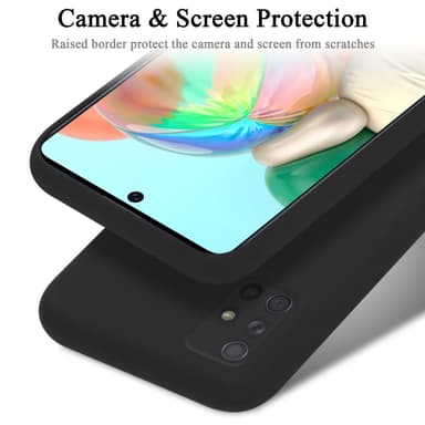 Samsung Galaxy A51 4G / M40s Suojakuori Kotelo (Musta)