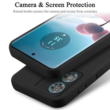 Motorola Edge 40 Neo Suojakuori Kotelo (Musta)