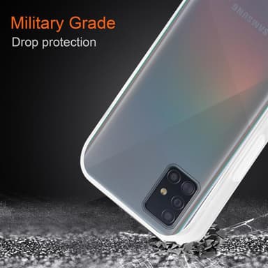 Samsung Galaxy A51 5G Suojakuori Kotelo (Läpinäkyvä)