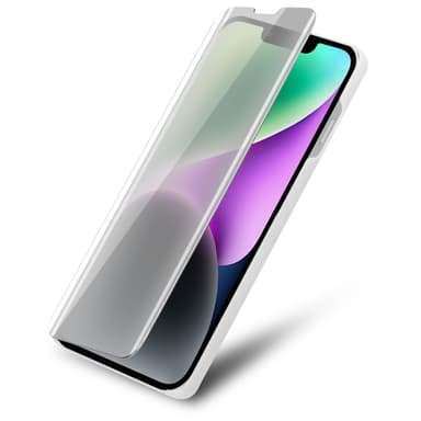Suojakuori iPhone 14 PLUS Lompakkokotelo (Hopea)