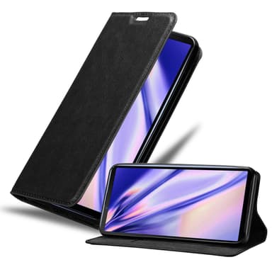 Sony Xperia 10 III Suojakuori Lompakkokotelo (Musta)