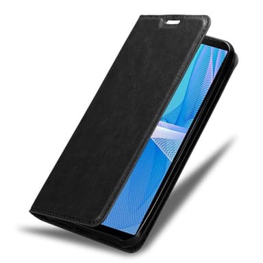 Sony Xperia 10 III Suojakuori Lompakkokotelo (Musta)