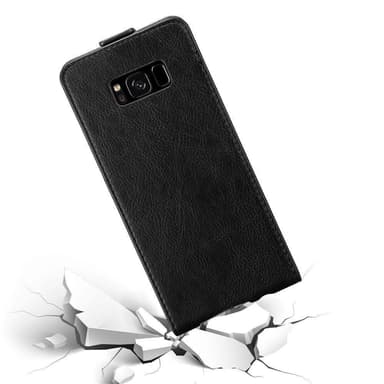 Samsung Galaxy S8 Suojakuori Lompakkokotelo (Musta)