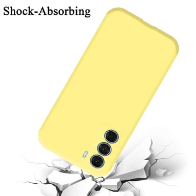 Motorola MOTO G200 5G Suojakuori Kotelo (Keltainen)