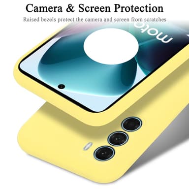 Motorola MOTO G200 5G Suojakuori Kotelo (Keltainen)