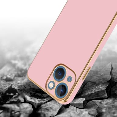 iPhone 14 PLUS Suojakuori Cover (Vaaleanpunainen)