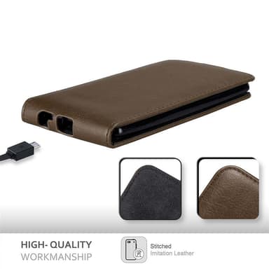 LG G4 / G4 PLUS Suojakuori Lompakkokotelo (Ruskea)