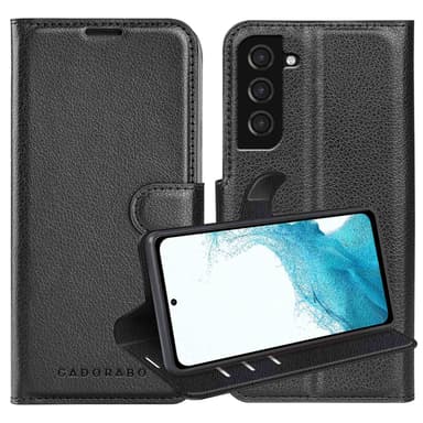 Samsung Galaxy S22 Suojakuori Lompakkokotelo (Musta)