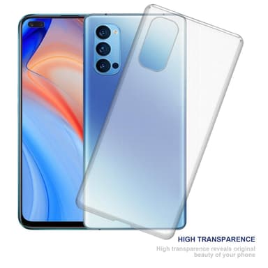 Oppo Reno4 Suojakuori Kotelo (Läpinäkyvä)