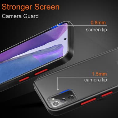 Samsung Galaxy NOTE 20 Suojakuori Kotelo (Läpinäkyvä)
