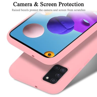 Samsung Galaxy A21s Suojakuori Kotelo (Vaaleanpunainen)