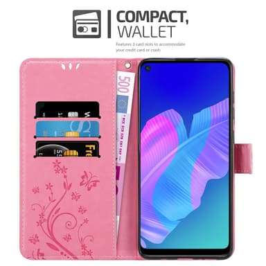 Huawei P40 LITE E Suojakuori Lompakkokotelo