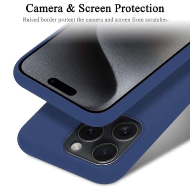 iPhone 15 PRO Suojakuori Kotelo Case (Sininen)