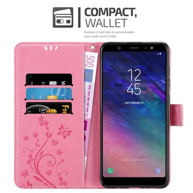 Samsung Galaxy A6 PLUS 2018 Suojakuori Lompakkokotelo