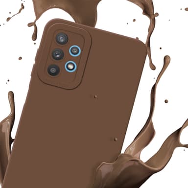 Samsung Galaxy A32 5G Suojakuori Kotelo (Ruskea)