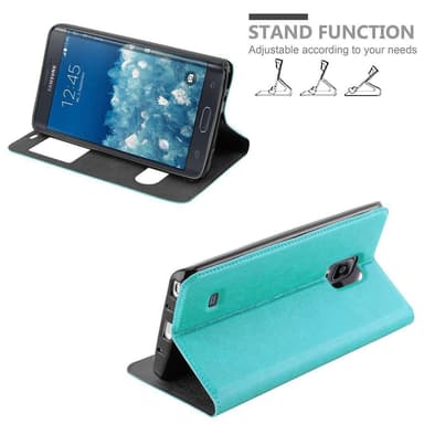 Lompakkokotelo Samsung Galaxy NOTE EDGE Case (Turkoosi)