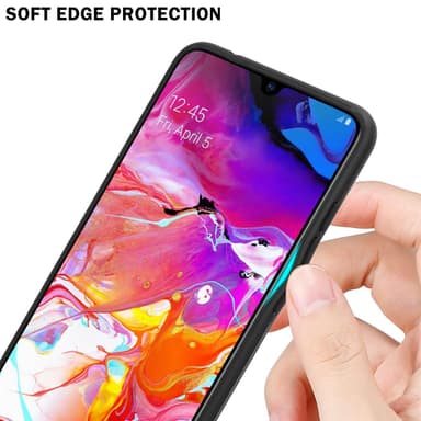 Suojakuori Samsung Galaxy A70 / A70s Kotelo (Musta)