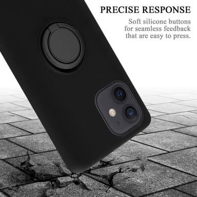 iPhone 12 MINI Suojakuori Case Kotelo (Musta)