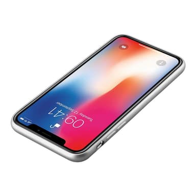 iPhone X / XS Suojakuori Kotelo (Hopea)