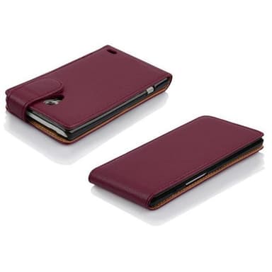 LG L70 (1. SIM) Suojakuori Lompakkokotelo (Violetti)