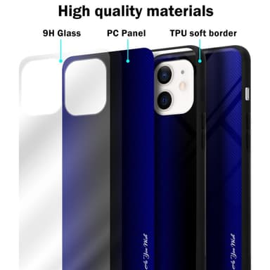 iPhone 12 MINI Suojakuori Kotelo (Violetti)