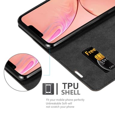 iPhone 13 PRO Suojakuori Lompakkokotelo (Ruskea)