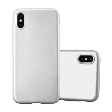 iPhone X / XS Suojakuori Kotelo (Hopea)