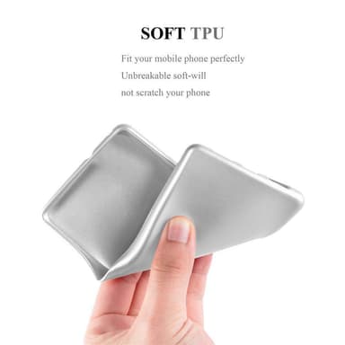 iPhone X / XS Suojakuori Kotelo (Hopea)