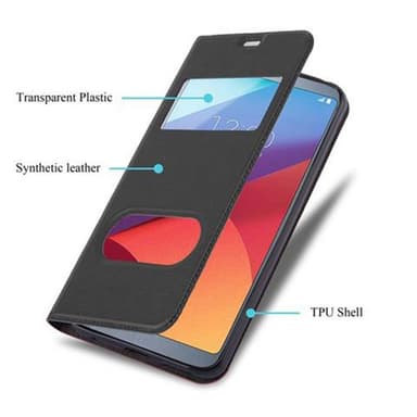 Lompakkokotelo LG G6 Case (Musta)