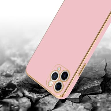 iPhone 13 PRO MAX Suojakuori Cover (Vaaleanpunainen)
