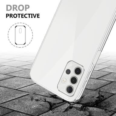 Samsung Galaxy A32 5G Suojakuori Cover (Läpinäkyvä)