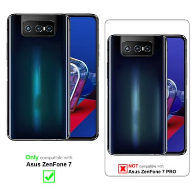Asus ZenFone 7 Suojakuori Kotelo (Läpinäkyvä)