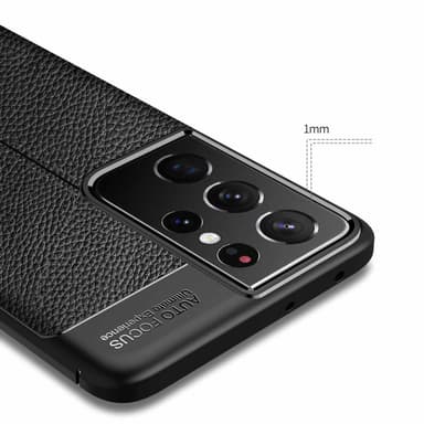 Samsung Galaxy S21 ULTRA Suojakuori Cover (Musta)